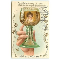 n°22987 - Carte Gaufrée -...