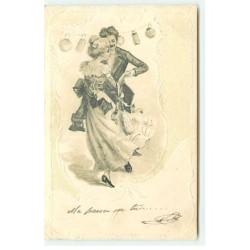 n°22992 - Carte Gaufrée -...