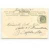 n°22992 - Carte Gaufrée - Fantaisie - Couple dansant sous des lampions
