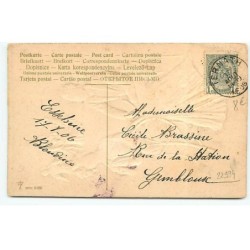 n°22994 - Carte Gaufrée - J'ose à peine ma belle enfant ... sentiments - Homme près d'une jeune femme assise