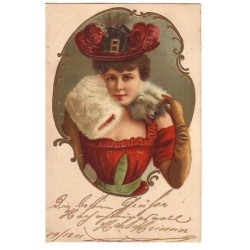 n°23006 - Carte Gaufrée -...