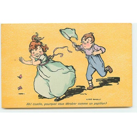 n°23023 - Illustrateur - MM Vienne n°539 - C. Zoe Borelli - Ah ! cruelle, pourquoi vous dérober comme un papillon ?