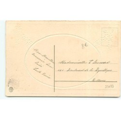 n°23033 - Carte Gaufrée - Heureuses Pâques - Jeune garçon achetant des oeufs