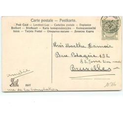 n°11586 - Carte Fantaisie - Bonne Année - Femme et Biche