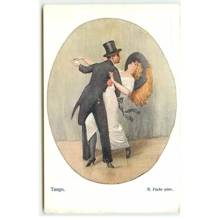n°23055 - R. Fuchs pinx. - Tango - Couple dansant - Danse