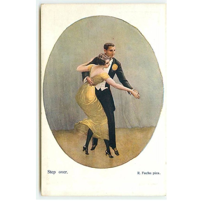 n°23056 - R. Fuchs pinx. - Step over - Couple dansant - Danse
