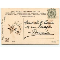 n°11588 - Carte Fantaisie - Heureuses Pâques - Fillette avec un Oeuf