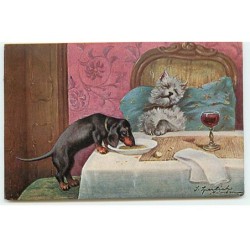 n°23096 - Chiens - Teckel...