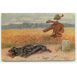 n°23097 - Chiens - Teckels...