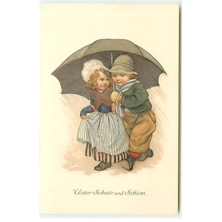 n°23119 - S.B. Pearse - MM Vienne n°629 - Enfants sous un Parapluie