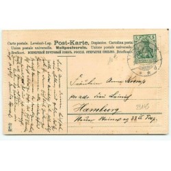n°23145 - Carte Gaufrée - Fröhliche Ostern - Clapsaddle - Ange devant une Croix