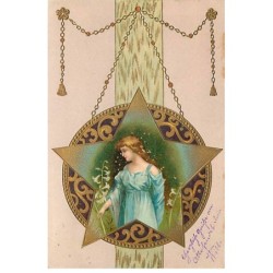 n°23200 - Carte Gaufrée -...