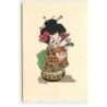 n°23311 - Illustrateur - MM Vienne n°1339 - Fillette en kimono regardant une abeille s'approchant 'un pot de miel