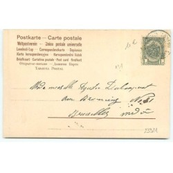 n°23321 - Fantaisie - Clapsaddle - Paillettes - Jeune Femme portant une perle comme collier - n°1
