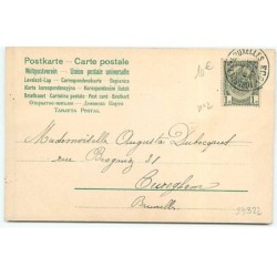 n°23322 - Fantaisie - Clapsaddle - Paillettes - Jeune Femme de dos - n°2
