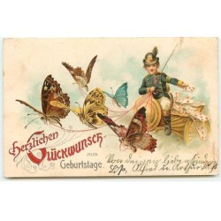 n°23343 - Carte Gaufrée -...