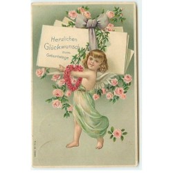 n°23344 - Carte Gaufrée -...