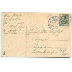 n°23344 - Carte Gaufrée - MSIB 13995 - Anniversaire - Ange portant des lettres