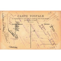 n°23360 - Carte peinte à la main - Jeune femme tenant une rose