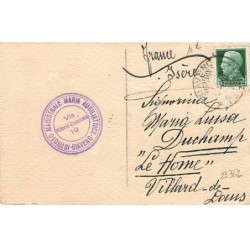 n°23362 - Carte peinte à la main - Oh ! ... Vieni !... - Jeune fille levant les bras en l'air