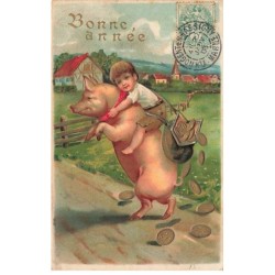 n°23369 - Carte Gaufrée -...