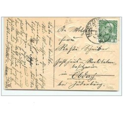n°10086 - Carte Fantaisie Gaufrée - Fröhliche Weihnachten - Nativité