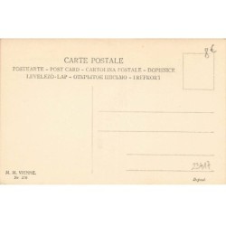 n°23417 - MM Vienne n°370 - Joyeuses Pâques - Deux fillettes, l'une portant un lapin dans une hotte
