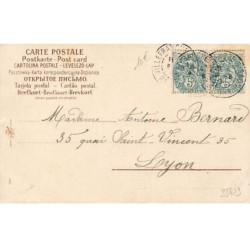 n°23429 - Clapsaddle - Jeune femme de profil dans un Médaillon