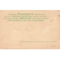 n°23436 - Winkler u. Voigt - Pierrot et Colombine s'éventant