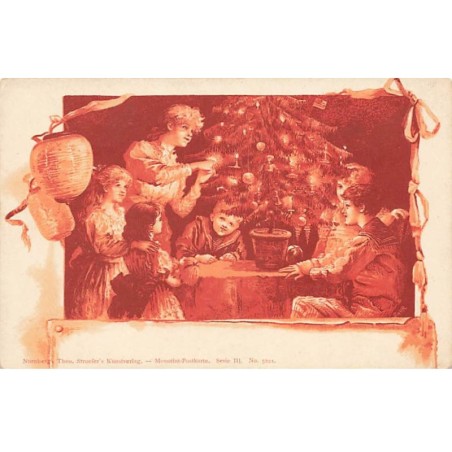 n°23442 - Stroefer's - Une famille admirant un sapin décoré