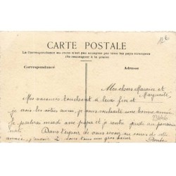n°23446 - Carte Peinte à la Main - Renée - Chien - Portrait d'un chien avec un noeud rose