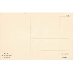 n°23464 - Noël - MM Vienne n°476 - Joyeux Noël - Jeune femme au milieu d'une couronne en Sapin et Houx