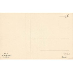 n°23465 - Noël - MM Vienne n°476 - Joyeux Noël - Jeune femme au milieu d'une couronne en Sapin et Houx