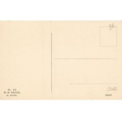 n°23466 - Noël - MM Vienne n°476 - Joyeux Noël - Jeune femme au milieu d'une couronne en Gui