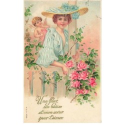 n°23492 - Carte Gaufrée -...