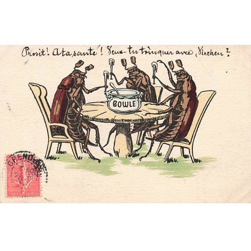 n°23498 - MM Vienne n°317 - Hannetons Humanisés trinquant