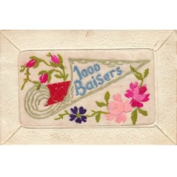 n°23501 - Carte Brodée -...