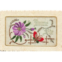 n°23502 - Carte Brodée -...