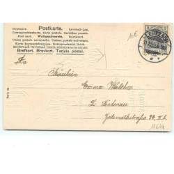 n°11644 - Carte Fantaisie - Fröhliches Neujahr - Musiciens à un balcon