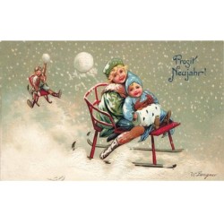 n°23517 - Carte Gaufrée -...