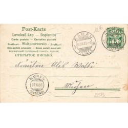 n°23573 - Carte Gaufrée - MSIB 13357 - Fröhliche Weihnachten - Enfants près d'un maison