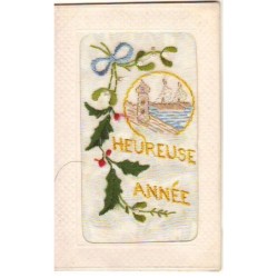 n°23602 - Carte Brodée -...
