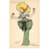n°23610 - Illustrateur - G. Mouton - Panier fleuri - Les Femmes en Paniers