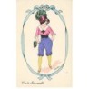 n°23612 - Illustrateur - X. Sager - C'est la Mode Nouvelle - Jeune femme portant un pantalon court