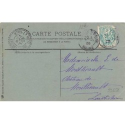 n°23658 - Illustrateur - Jeune femme postant une lettre