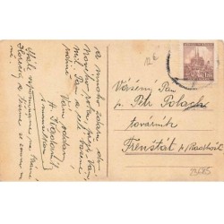 n°23685 - Veselé Vanoce - Ange accompagnant le Père Noël - Usak