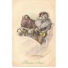 n°23696 - MM Vienne n°393 - Heureuse Année - Chiens habillés conduisant une voiture