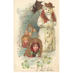 n°23698 -Carte Gaufrée -...