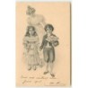 n°11668 - Carte Fantaisie - MM Vienne n°159 - Heureuse Année - Femme et Enfants