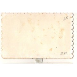 n°23701 - Carte Brodée - Bonne Année - Papillon et Myosotis